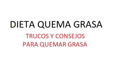 DIETA QUEMA GRASA