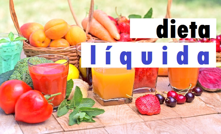 Dieta líquida con MENÚ semanal para todos los días