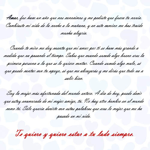 Cartas De Amor Para Mi Novio Largas